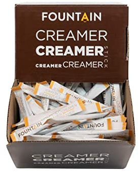 FOUNTAIN CREAMER STICK – Latte in polvere in bustine in una confezione self-service. Latte in polvere in dosi individuali, perfetto per una tazza di caffè. 2,5 g x 300 pz.