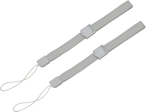 Gamer Gear 2er Pack grau Handgelenkband kompatibel mit DS DS Lite DSi DSi XL 2DS 3DS 3DS XL Wii Remote Wii U, PSP Go PS Vita Konsolenblack