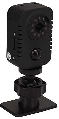 Telecamere Spia Nascoste 1080P, Mini Telecamera PIR a Infrarossi Grandangolare con Clip Posteriore, Videocamera Tascabile Grandangolare da 120 Gradi Palmare, per la Sicurezza Dell'ufficio in Casa in B