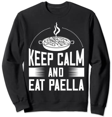 Paella Spain Valenciana Pan Spanish Food Sweatshirt