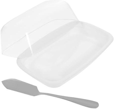 Zerodeko Mantequera Tapa Caja De Almacenamiento Para Mantequilla y Queso Para Refrigerador Diseño Práctico y Funcional Para Mantener Frescos Tus Alimentos