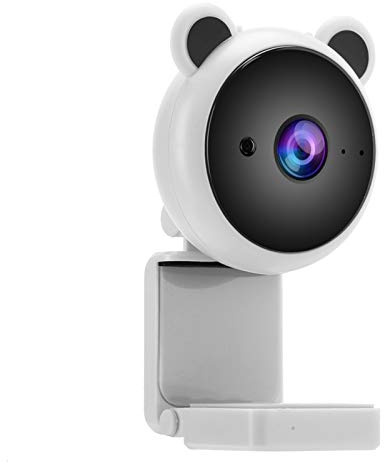 1080P WEBCAM USB CAMERA WITH BUILT-IN MICROPHONE FOR LIVE BROADCAST [PINK] (White)
