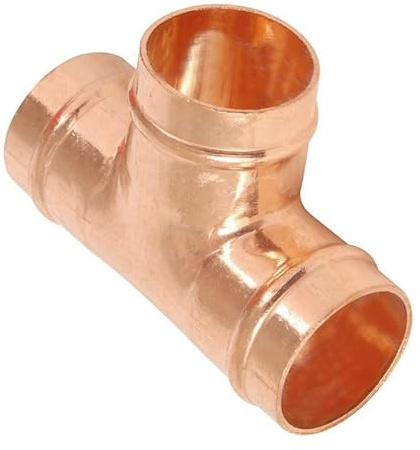 35mm x 35mm x 28mm Solder Ring Reducing Tee