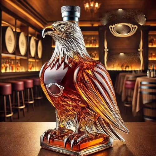 Adler Whiskey Flasche,Adler Flasche,Adler Whiskey Dekanter,Whiskey Eagle Decanter,Einzigartige Geschenk für Whiskey Liebhaber Vater,Ehemann Oder Freund Lustige Bar Dekoration