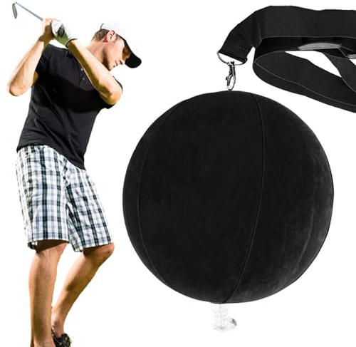 Smart Ball Golf Training Aid, Golf Ball Training Aid | Uppblåsbart justerbart praxisverktyg - Korrigeringsträning golftillbehör, swing tränare aids för nybörjare övning