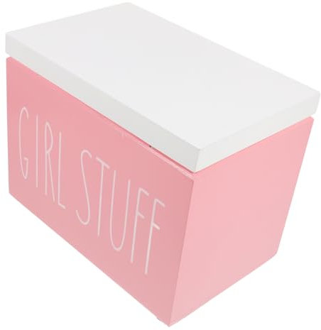 Gatuida Holzbox Mit Deckel Für Damenhygieneprodukte Aufbewahrungsbox Mit Großem Fassungsvermögen Für Damenbinden Badezimmer-organizer Aus Holz Für Schreibwaren Und Kleinigkeiten