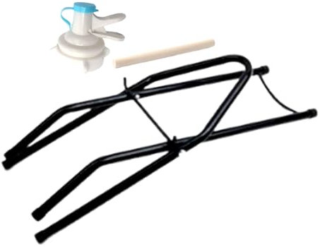 Water Gallon Holder Stand, Storage, Organizer, Spout, Crowbar Included