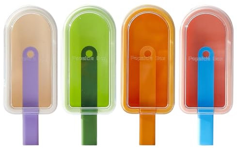 Maker De Popsicles À Libération Facile - Moules De Pop Glacée En Silicone | Moule À Glace Réutilisable | Maker De Popsicles Avec Couvercles Et Bâtons | Parfait Pour Les p0ps De Yaourt De Bricolage, Le