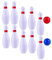 BESTonZON 1Set Bowling Interactive PU Plaything Pins Balls for Fun Family Game for Smooth Safe Design