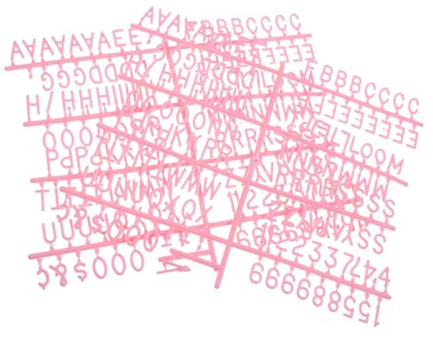 Homoyoyo Juego De 2 Tableros De Letras De Fieltro, Letras De Plástico Para Tableros De Mensajes Intercambiables, Fáciles De Cambiar Para Letreros, Boletines, De Plástico