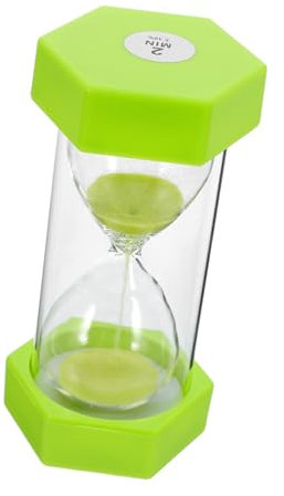 WEKAMOS Sablier : Sablier De 2 Minutes pour Salle De Classe, Maison, Bureau, Cuisine, Mini Horloge De Sable, Jeu De Gestion du Temps, Jouet De Compte À Rebours