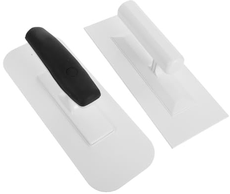 EXHUMKY 2 Piezas Llana de Acabado para Herramientas Plásticas para Alisar Paredes Diseño Ergonómico para Recubrimiento Uniforme y Resultados Profesionales Renovaciones DIY