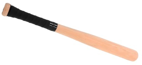 TOYZFRIENDY Mazza da Baseball in Legno Massello Portatile 54cm Impugnatura, Bastone da Allenamento Sportivo per Adulti e Giovani, Attrezzo Professionale per Pratica e Gioco All’aperto