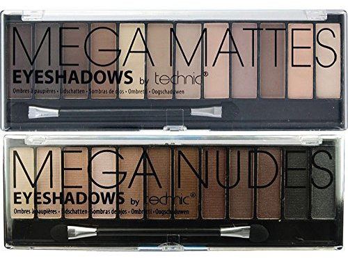 Technic Mega Nudes & Mega Matte Nudes Eyeshadow Palette Set