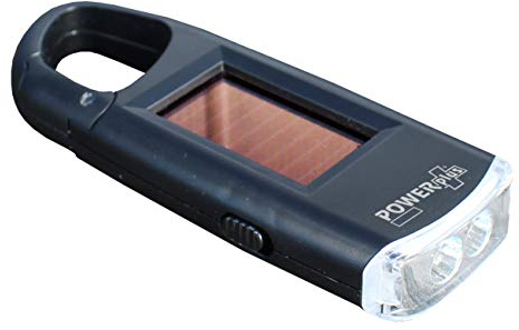 Powerplus Viper Format de poche Énergie solaire LED Lampe de poche avec clip de Carabina