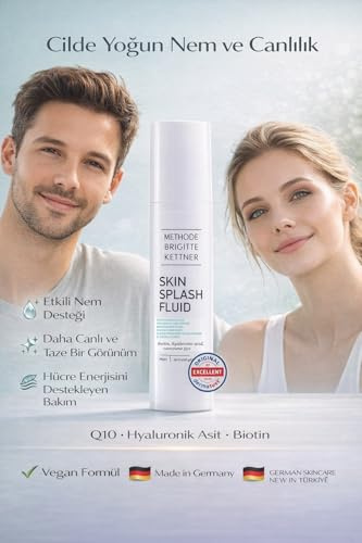 skin splash 1 x 100ml - angenehm leichte und belebende Gesichts- und Körperpflege mit Hyaluronsäure, Jojobaöl und Vitamin E+H