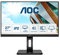AOC Q27P2Q - Monitor QHD da 27, regolabile in altezza (2560 x 1440, 75 Hz, VGA, HDMI, DisplayPort, hub USB), colore: Nero