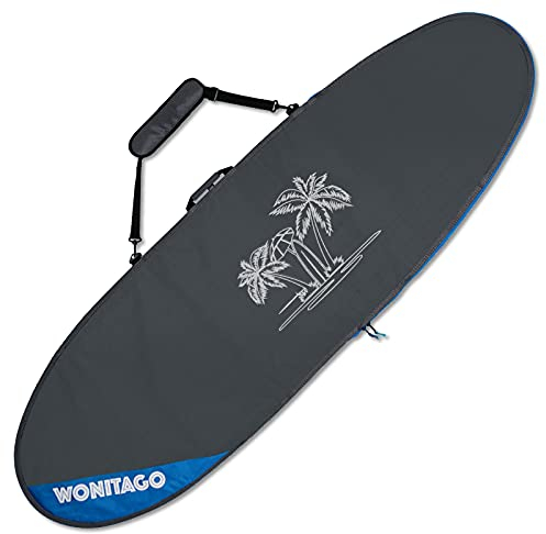 WONITAGO Surfboard Bag Day Shortboard und Longboard Cover verschleißfest und leicht - Größe 8'6