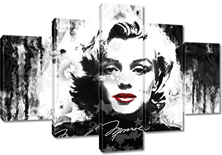 Wandbild auf Leinwand, Motiv Marilyn Monroe, 150 x 105 cm, Nr. H19M_PC5H