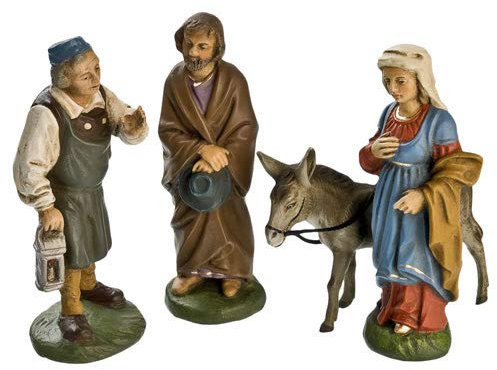 Marolin Herbergsuche, 4 Teile, zu 10cm Figuren