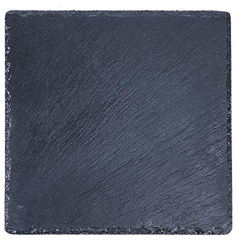 Snner Aquarium Slate Reptile Habitat Rock Tortoise Slate Reptile Basking Platform Feeding Dish Black S