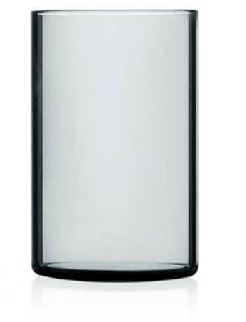 Ichendorf Milano Bicchiere Liquore Smoke | Collezione Cilindro Extra Light Colore | 11 cl | Vetro Borosilicato | Fatto a Mano