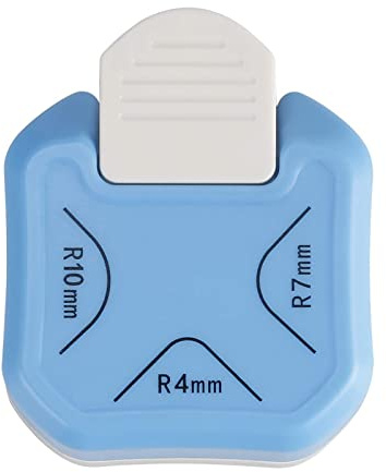 smashing Eckenabrunder - Eck-Stanzer | Eckenstanzer Für Abrundungen | Radiusschneider Für Radius 4/7/10mm | Perfekt Runde Ecken Und Halbkreise Zum Basteln Mit Papier,Karten Gestalten Scrapbooking