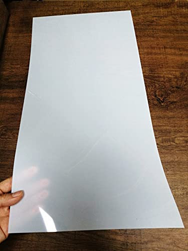 BANLTRE Mylar-Blatt, 30,5 x 61 cm, milchig, durchscheinend, PET-Blanko-Schablone, zum Laserschneiden, Schnittwerkzeug-Vorlagenmaterial (0.19 mm, 8 sheets)