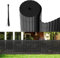 Vigevee Esterilla de protección visual de PVC, 100 x 1000 cm, protección visual estándar, triple refuerzo interior, jardín, balcón, terraza, valla de privacidad con bridas, revestimiento de balcón,