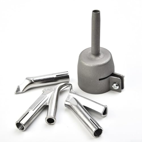 4 st hastighetssvetsningsmunstycken, svetsning plast varmluftspistol kit rund triangel Y-form munstycke hastighet svetsspets för svetsning PVC plastark svetsning (32 mm)