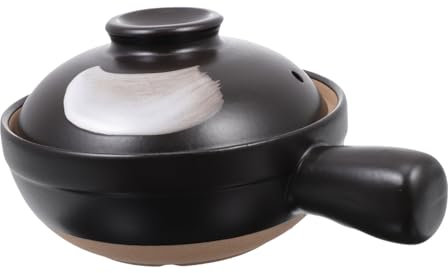 Mikinona Marmite Terre Cuite Avec Couvercle Cocotte Pour Riz Et Soupes Pot Terre Cuite Pour Préparations Culinaires