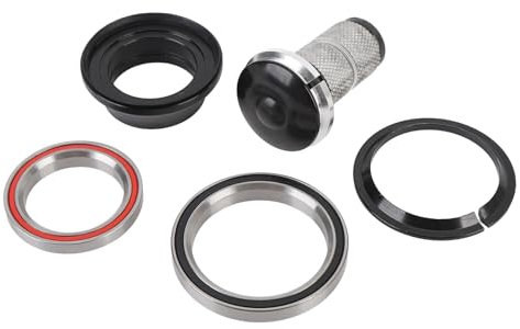 Dilwe Fahrradsteuersatz aus Aluminiumlegierung, 42 X 52 Mm, Vollständig Verstecktes Doppellager, Vorderradgabelsteuersatz mit Konischem Rohr für - und Straßenradfahren