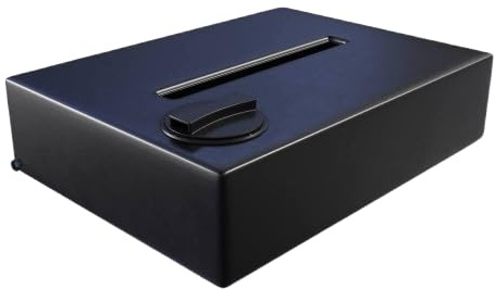 Varile NEO platt tank | transportsäker | livsmedelssäker | för båt – husbil – släpvagn (svart, 90 l)