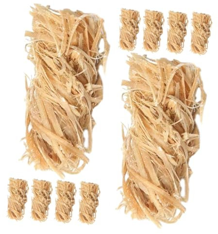 FONDOTIN 12pièces Allume-feu Naturel Accessoires pour Camping Barbecue Et Grillades