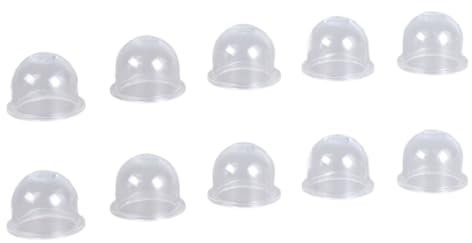 Lot de 10 apprêts transparents pour outils électriques - Accessoires pour carburateur - Huile - Bulles - Pour tronçonneuses