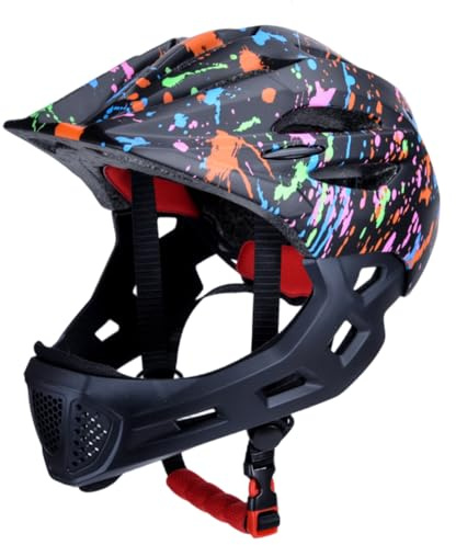 Rwigeboo Casque de vélo pour Enfants, Casque de Scooter réglable et Anti-Collision, Accessoires vélo Respirants pour l'équitation, Le Patinage, l'équitation en Plein air pour Enfants