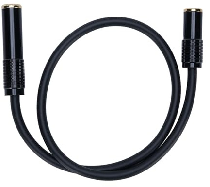 XUXHOU Cavo Ottico per Soundbar, Cavo Audio Stereo Femmina da 3,5 Mm a 6,35 Mm da 1/4 Pollici a 1/8 Pollici per Tablet PC Chitarra (0,5 m)