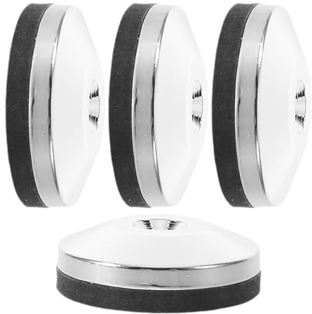 GALPADA 4pcs Speaker Vibration Damping Feet Isolation Rings Shockproof Pads for Audio System Amplifier Feet Pads for Studio Monitor