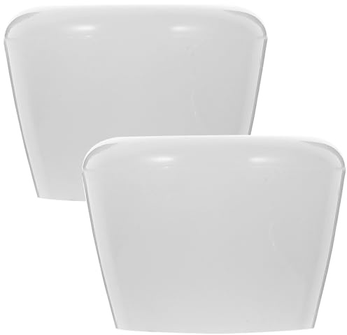 OKUMEYR Tapis de Frein Blanc pour Patins à roulettes Hauteur Réglable et Grosse Surface de Freinage, Accessoire pour Rollers en Extérieur, Set Complet PU