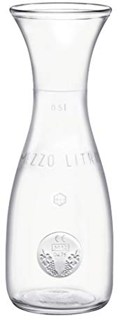 Bormioli Rocco 184169538 Misura - Jarra de vino (0,5 L, cristal, transparente, 1 unidad)