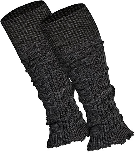 Piarini 1 Paar Bein Stulpen Damen - warme Beinstulpen Strick - One-Size