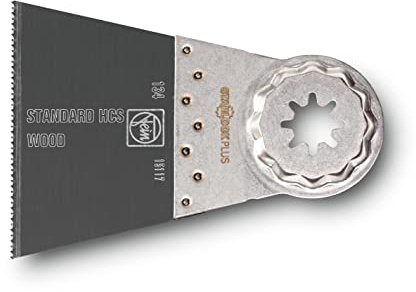 Fein E-Cut Precision BIM Sägeblatt 3 Stück (Aufnahme Starlock Plus, Bi-Metall mit doppelreihiger Japan-Verzahnung, Größe 65x50 mm) 63502208220
