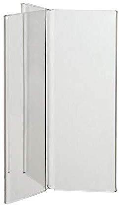 5 x Tischaufsteller Acryl DIN A4 (3x) / 3-seitig / Hochformat / VKF Renzel / Y-Ständer / Speisekartenhalter / Eiskartenhalter / Preishalter / 3-seitig