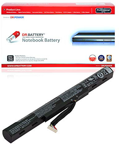 DR. BATTERY AS16A5K AS16A7K AS16A8K Laptop Battery for Acer Aspire E15 E5-475 E5-475G E5-575 E5-575G E5-575T E5-575TG E5-774 E5-774G E5-575G E5-575-59QB E5-575-33BM series 4ICR19/66 [14.6V]