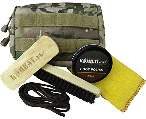 KOMBAT UK Molle Deluxe Boot Care Laces Kit - Brown