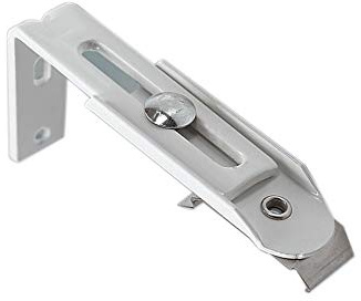 10 Stück Lamellenvorhang Wandwinkel Länge 65-100 mm Vertikaljalousie Wandträger Winkel Metall für Wandmontage - UNIVERSAL