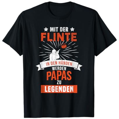 Sportschützen Geschenk für Vatertag I Tontaubenschießen T-Shirt