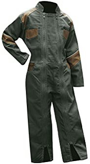 Cofan Buzo Kaki/Havane | Modelo Tournevis | para Niños | con Dos Cremalleras | Talla 12A