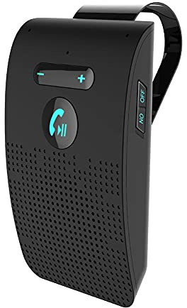 Auto Freisprechanlage Visier Car Kit,Asudaro Kfz Bluetooth 5.0 Freisprecheinrichtung Kabelloser Lautsprecher für Sonnenblende, Siri Google Assistant Unterstützung, Lautstärkeregler, Auto Power On