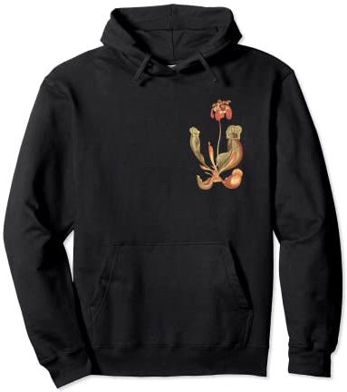 Carnivorous plants Sarracenia trumpet pitcher plant Pullover Hoodie